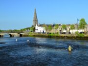 Low angling pressure on the Moy as some fisheries close due to high temperatures Ridge Pool at the Moy Fishery, Ballina
